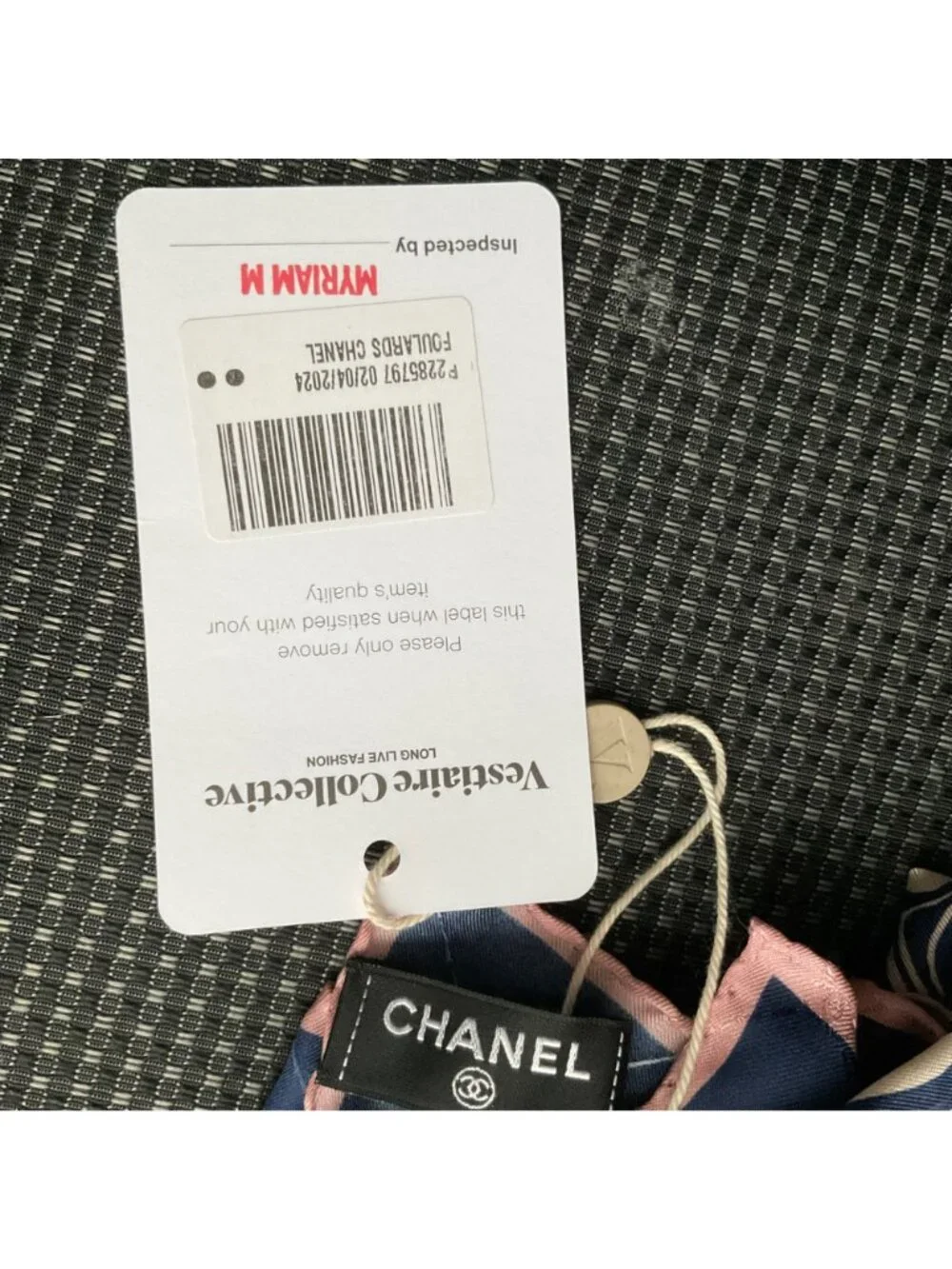 Chanel silk square blue beige scarf 89 by 90 cm purse perfume heel bracelet logo